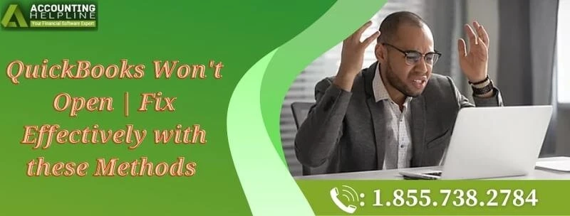 A quick and easy resolving techniques for QuickBooks Won't Open issue