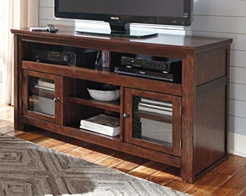 Harpan Traditional TV Stand – A Perfect Fit for TVs Up to 58 Inches